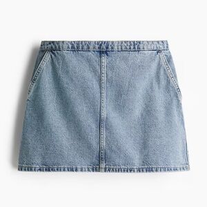 NWT H&M Denim A-Line Miniskirt size 4